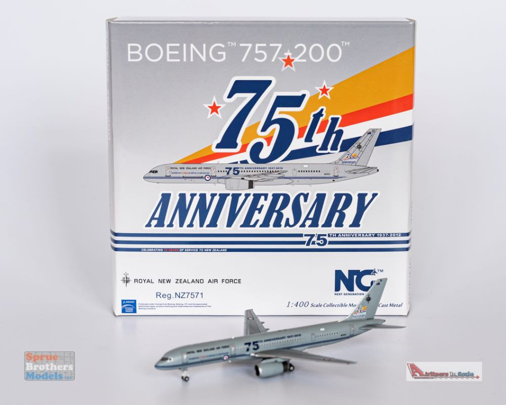 NGM53145 1:400 NG Model Royal New Zealand Air Force Boeing 757-200