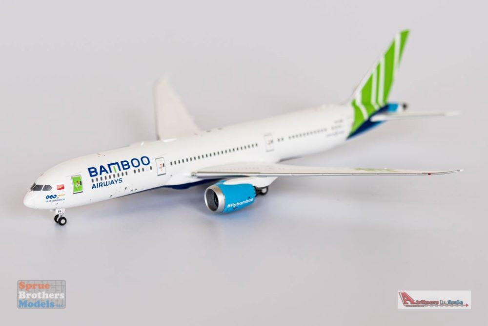 NGM55045 1:400 NG Model Bamboo Airways Boeing 787-9 Reg #VN-A818