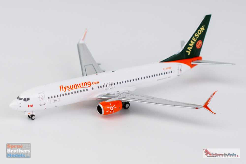 NGM58089 1:400 NG Model Sunwing B737-800(S) Reg #C-FPRP 'Jameson