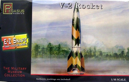 PEG8416 1:48 Pegasus EZ Snap V-2 Rocket #8416 - Sprue Brothers