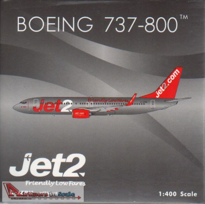 PHX04260 1:400 Phoenix Model Jet2 Boeing 737-800(W) Reg #G-JZBM