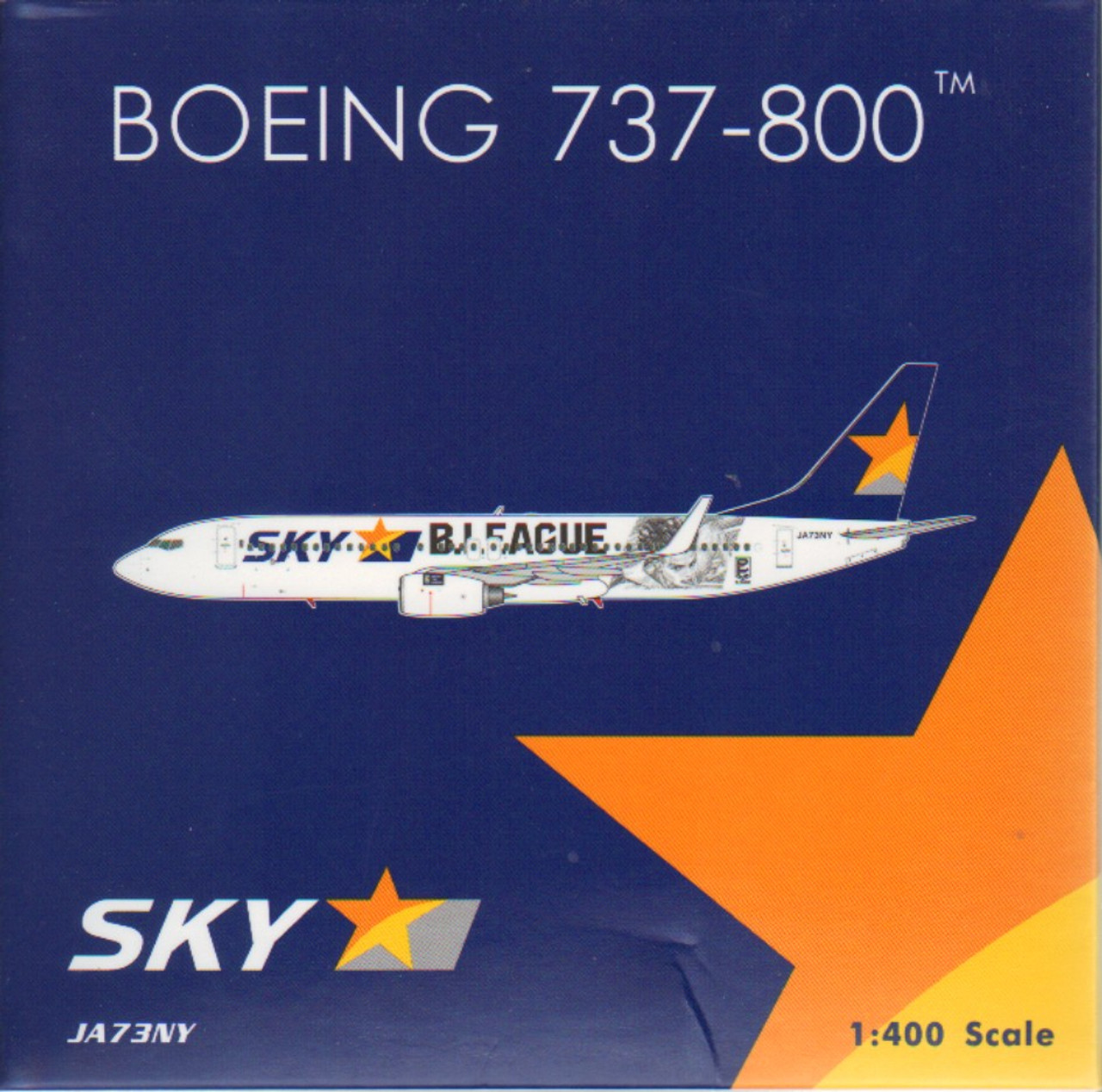 PHX04291 1:400 Phoenix Model Skymark Boeing 737-800 Reg #JA73NY  (pre-painted/pre-built)