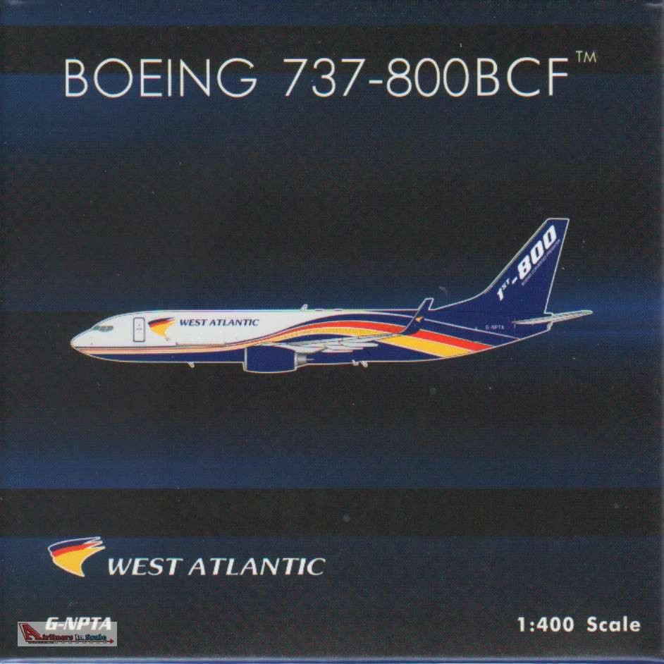 PHX04301 1:400 Phoenix Model West Atlantic Boeing 737-800BCF Reg