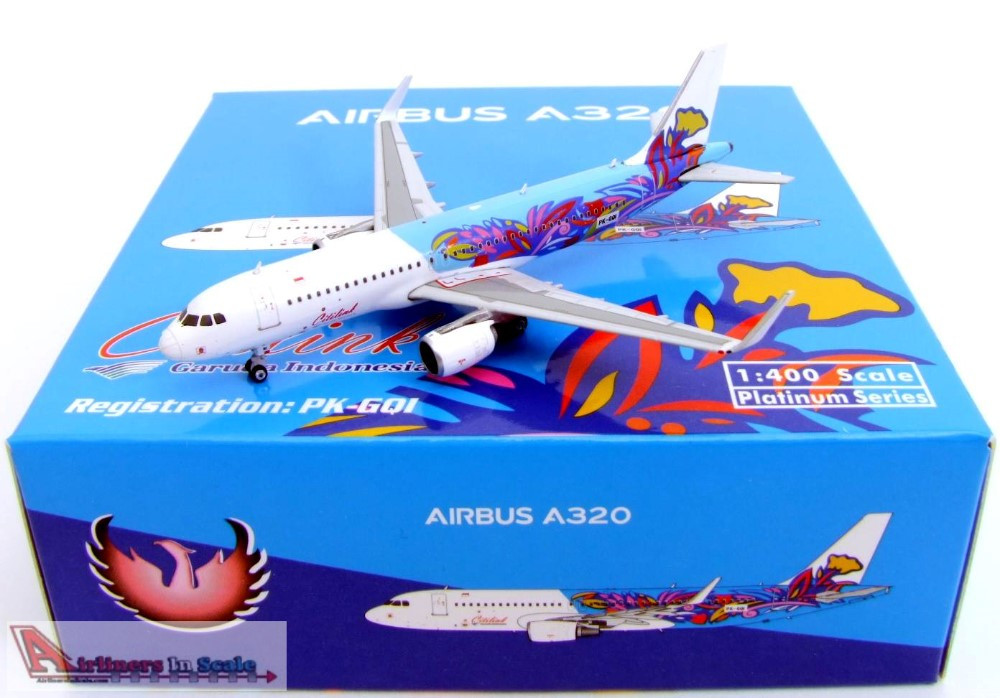 PHX11565 1:400 Phoenix Model CitiLink Airbus A320-200(S) Reg #PK