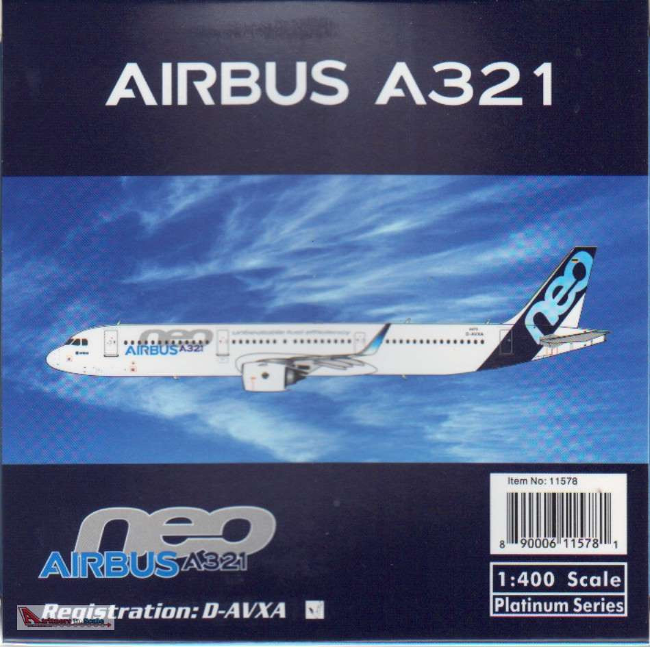 PHX11578 1:400 Phoenix Model Airbus A321neo Reg #D-AVXA (pre