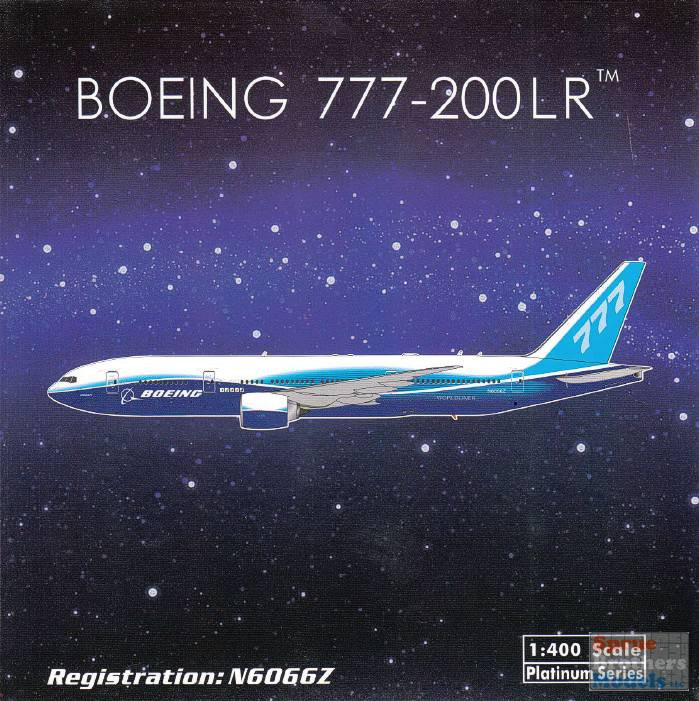 PHX1733 1:400 Phoenix Model Boeing 777-200LR (House Livery) Reg