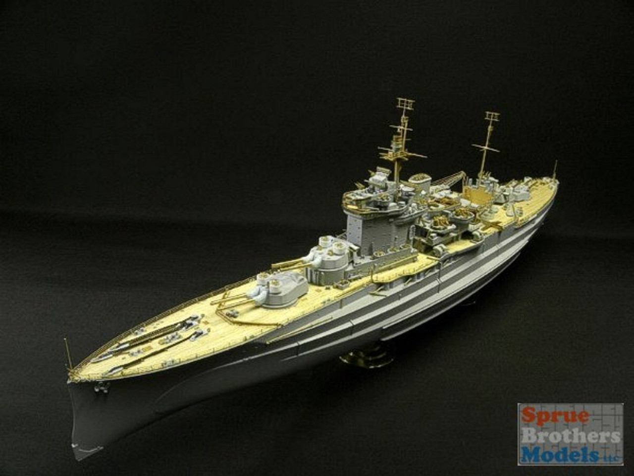 PONF35001 1:350 Pontos Model Detail Up Set - HMS Warspite 1943 (ACA kit)  #35001F1