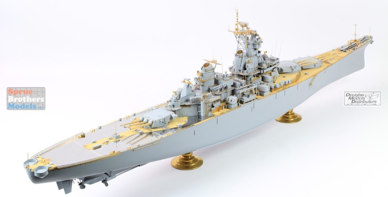 【未開封】U.S. NAVY COLLECTION 8個入り 1/144 PONF35008 1:350 Pontos Model Detail Up Set - USS New Jersey