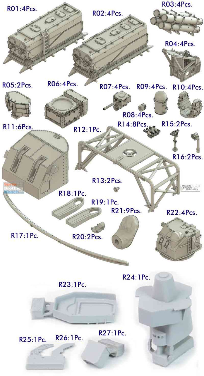 butoshiページ PONF35009 1:350 Pontos Model Detail Up Set - USS Missouri BB-63
