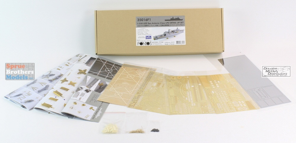 PONF35016 1:350 Pontos Model Detail Up Set - USS San Antonio Class
