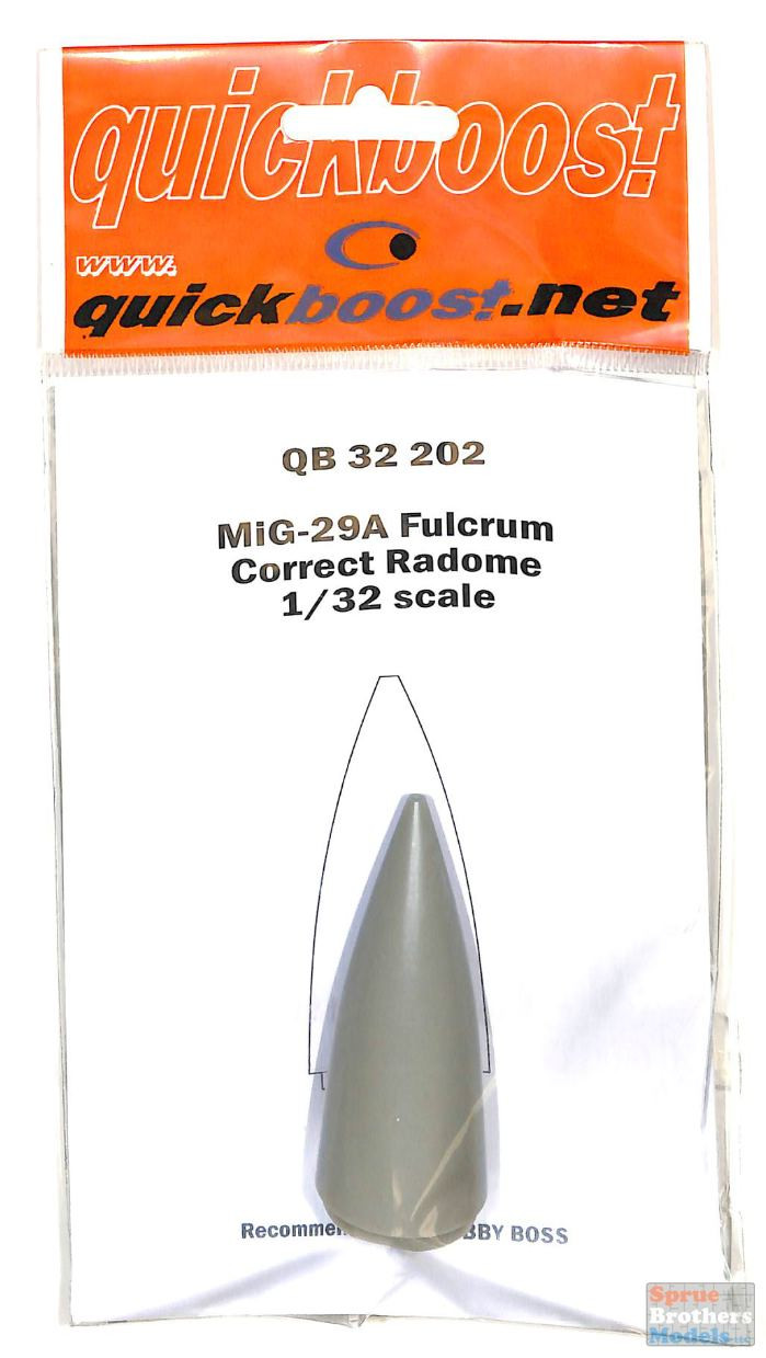 Radome Correct Quickboost 1/32 Pour MiG-21MF - Accessoire Détaillé Pour Maquette Trumpeter