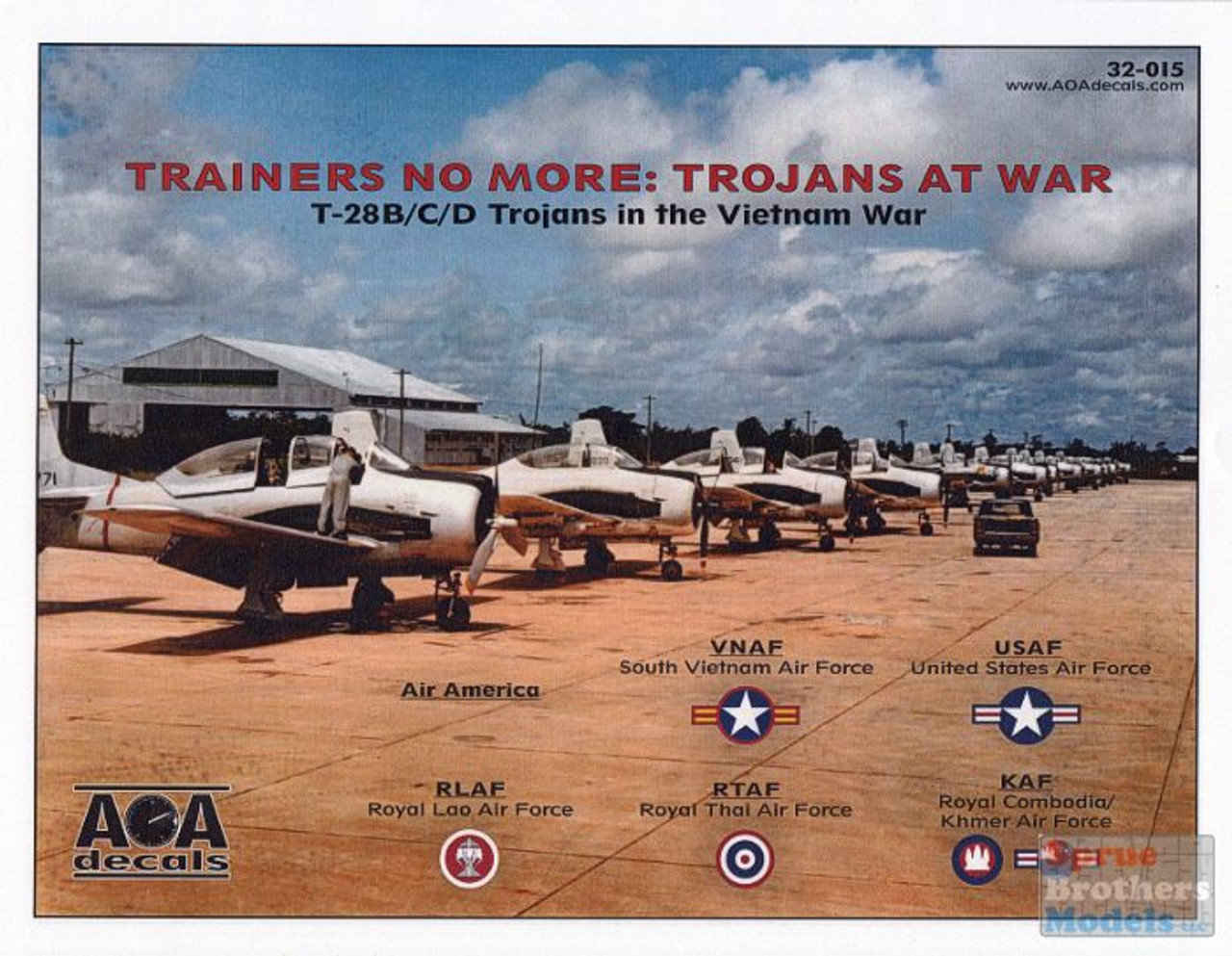 AOA32015 1:32 AOA Decals - T-28B T-28C T-28D Trojan in the Vietnam