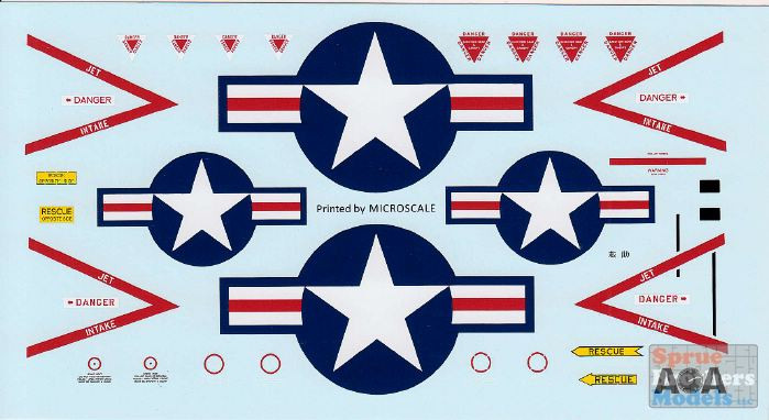 AOA32021 1:32 AOA Decals - USMC F-4J Phantom II in the Vietnam War
