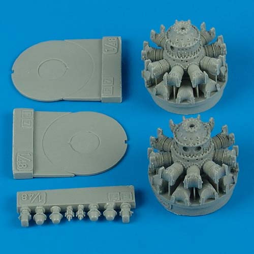 QBT48142 1:48 Quickboost F7F Tigercat Engine Set (ITA kit) #48142