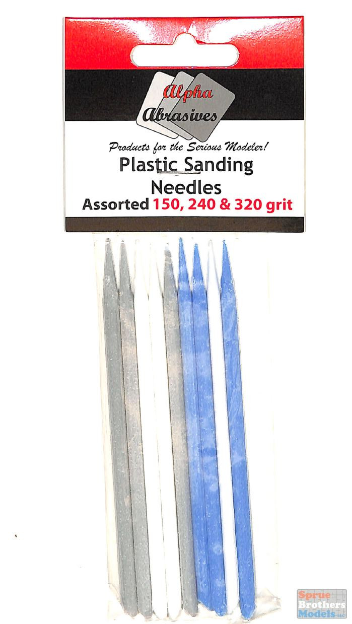APA0404 Alpha Abrasives Plastic Sanding Needles Assorted (150, 240