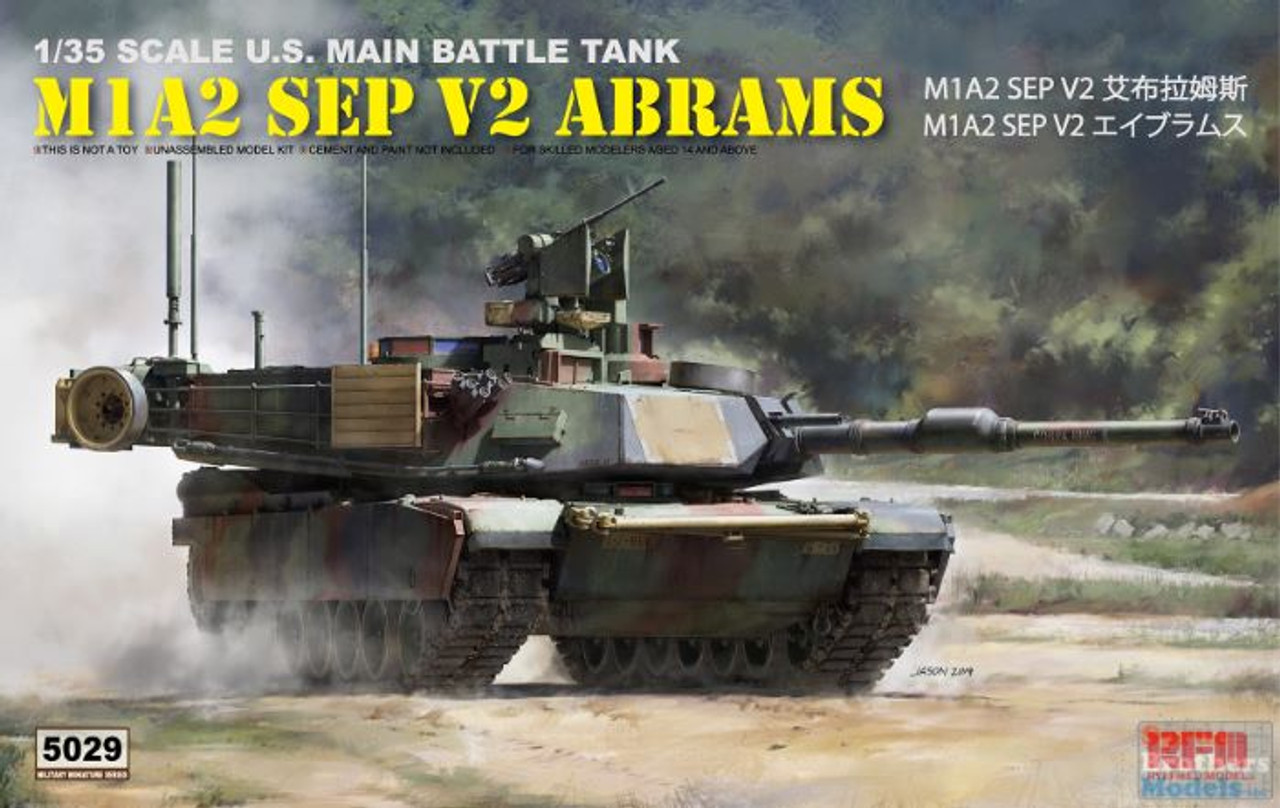 ライフィールドモデル 1/35 スケール M1A2 SEP V2 ABRAMS RFMRM5029 1:35 Rye Field Model M1A2 SEP V2 Abrams - Sprue