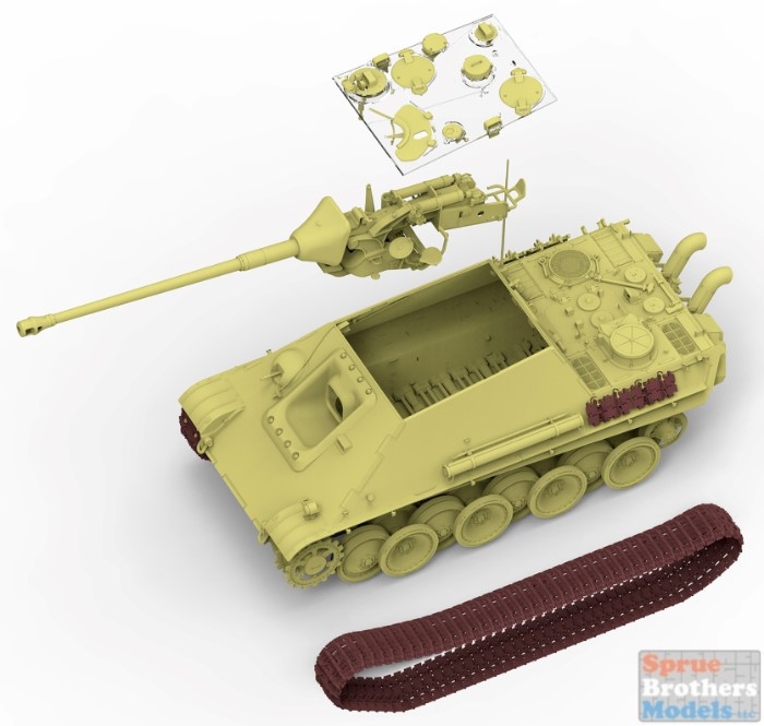 RFMRM5031 1:35 Rye Field Model Sd.Kfz.173 Jagdpanther G2 - Sprue