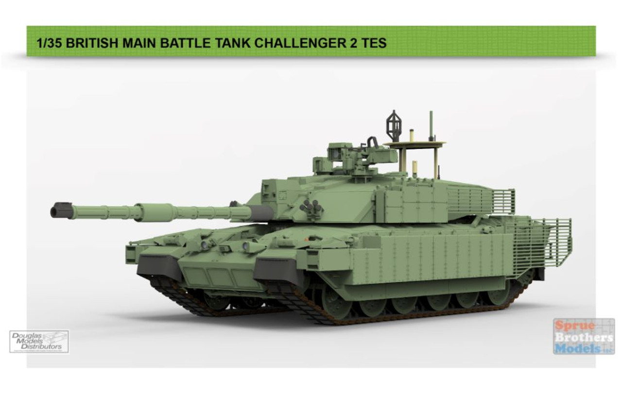 ライフィールドモデル 1/35チャレンジャー2TES RFMRM5039 1:35 Rye Field Model Challenger 2 TES British Main