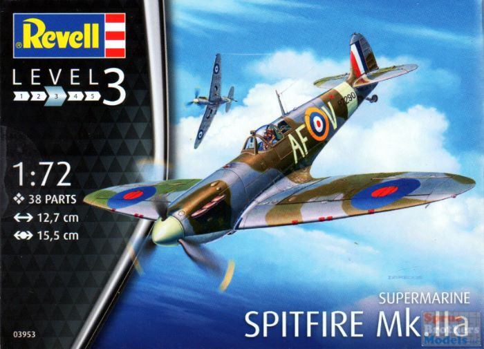 RVG03953 1:72 Revell Spitfire Mk.IIa - Sprue Brothers Models LLC