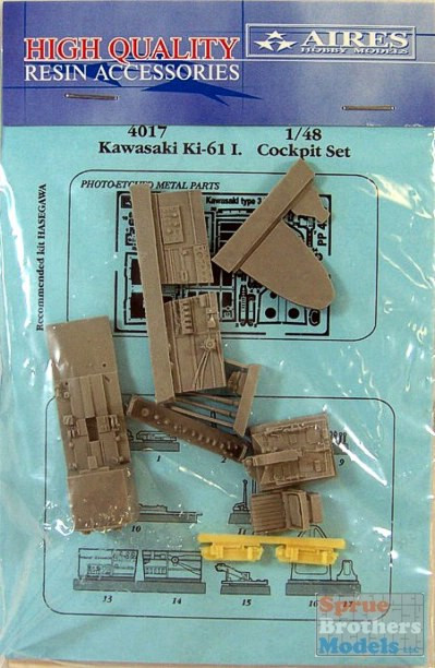 ARS4017 1:48 Aires Kawasaki Ki-61 Cockpit Set (HAS kit) #4017