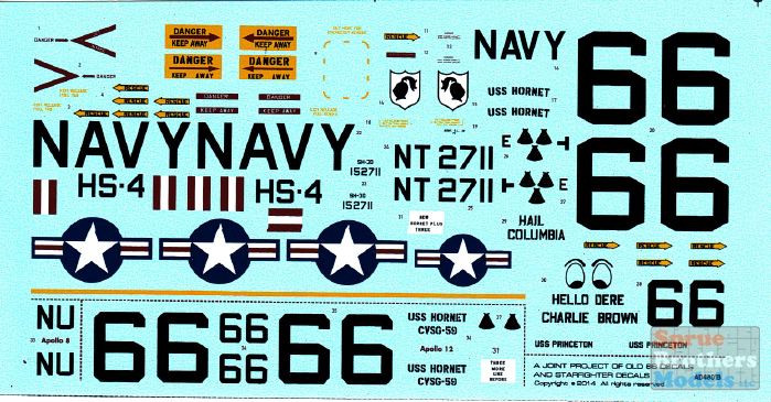 SFDAD4801B 1:48 Starfighter Decals - SH-3D Sea King 