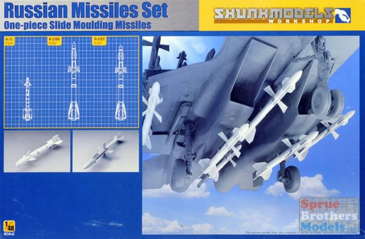 Skm 1 48 Skunk Models Russian Missiles Set R 73 R 27er R 27et Sprue Brothers Models Llc