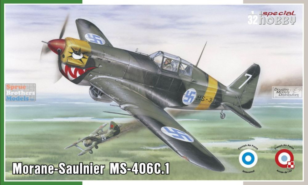 SPH32019 1:32 Special Hobby Morane-Saulnier MS-406C.1 - Sprue
