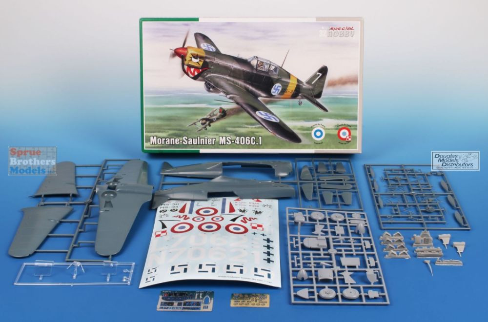SPH32019 1:32 Special Hobby Morane-Saulnier MS-406C.1 - Sprue