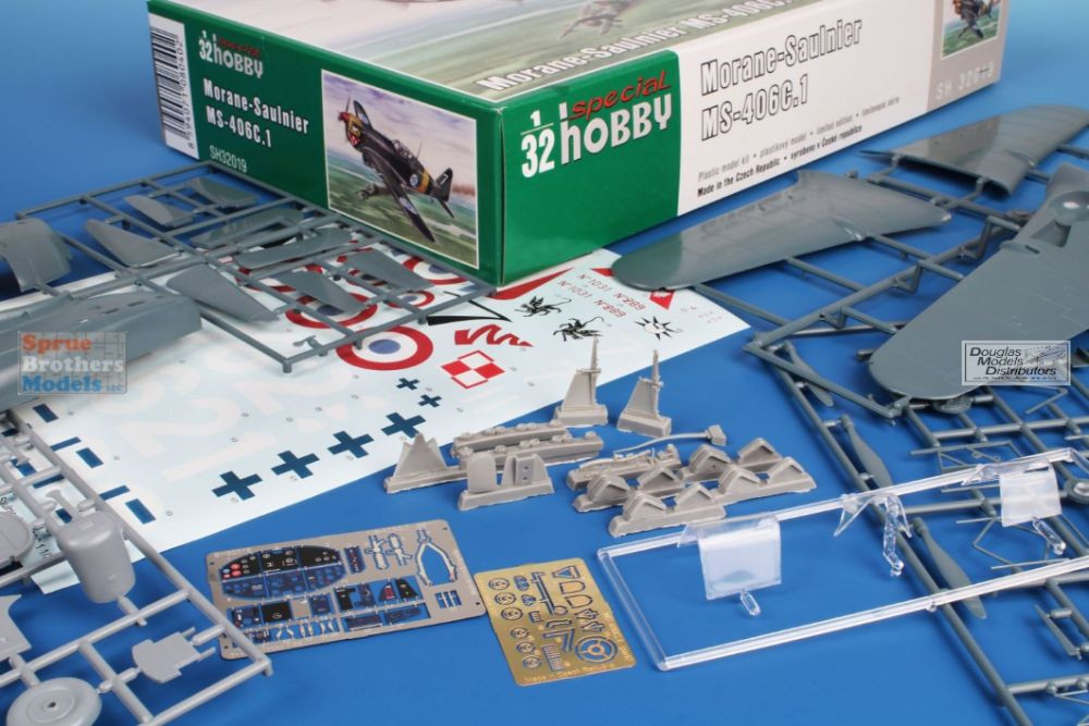 SPH32019 1:32 Special Hobby Morane-Saulnier MS-406C.1 - Sprue