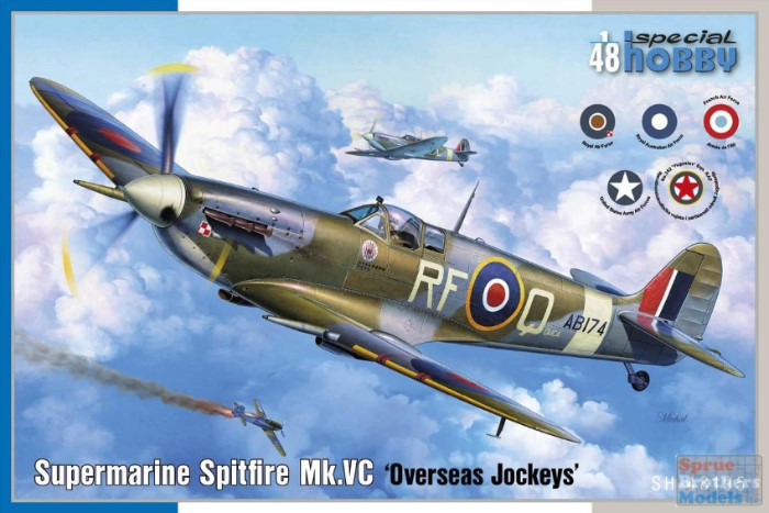SPH48195 1:48 Special Hobby Supermarine Spitfire Mk.Vc 'Overseas