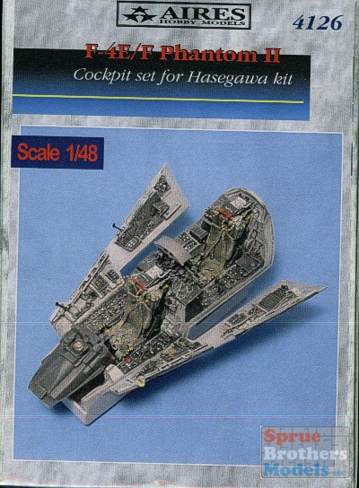 ARS4126 1:48 Aires F-4E F-4F Phantom II Cockpit Set (HAS kit