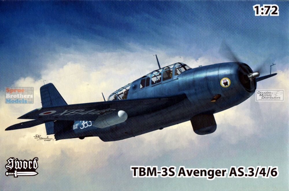 SWD72130 1:72 Sword TBM-3S Avenger AS.3/4/6 - Sprue Brothers