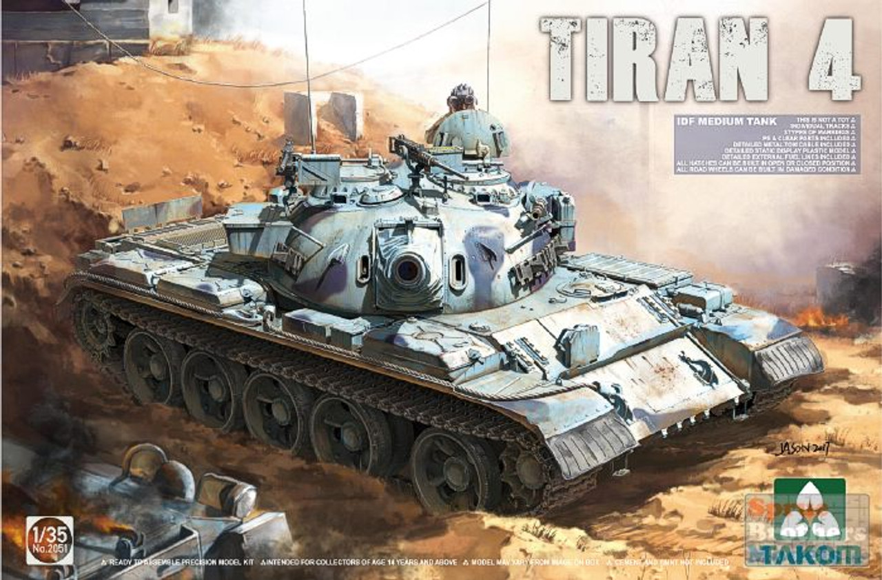 TAKOM 1/35 イスラエル国防軍 ティラン4 中戦車 プラモデル TKO2051 dwos6rj TAK02051 1:35 Takom Tiran 4 IDF Medium Tank - Sprue Brothers
