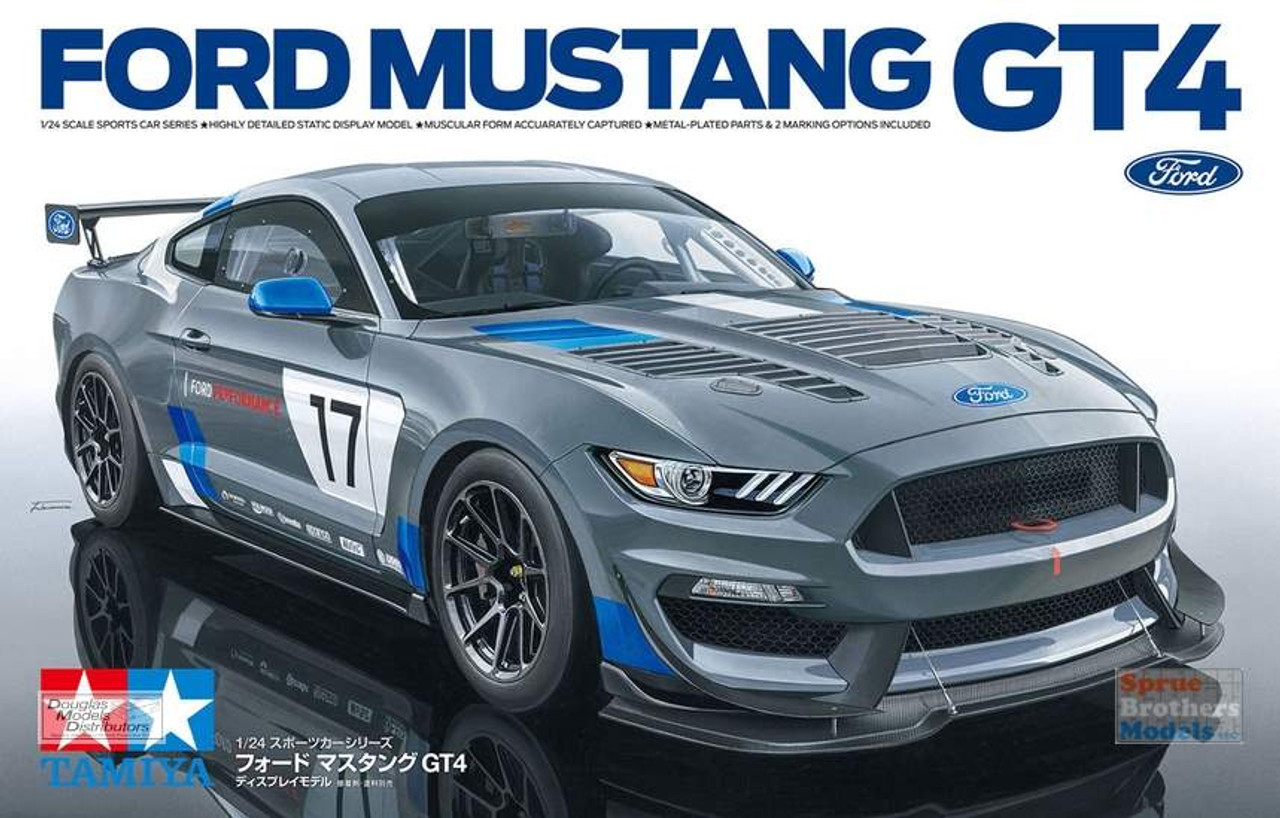 TAM24354 1:24 Tamiya Ford Mustang GT4 - Sprue Brothers Models LLC