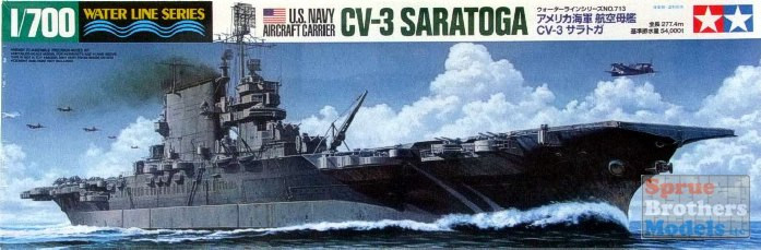 TAM31713 1:700 Tamiya USS Saratoga CV-3 - Sprue Brothers Models LLC