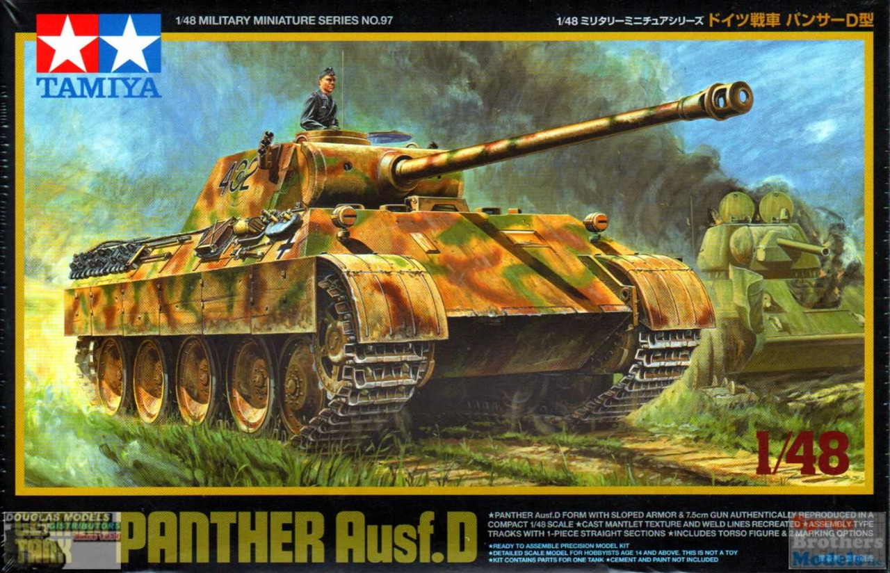 Tank Tamiya 1/35 scale WW2 German Panther Medium 