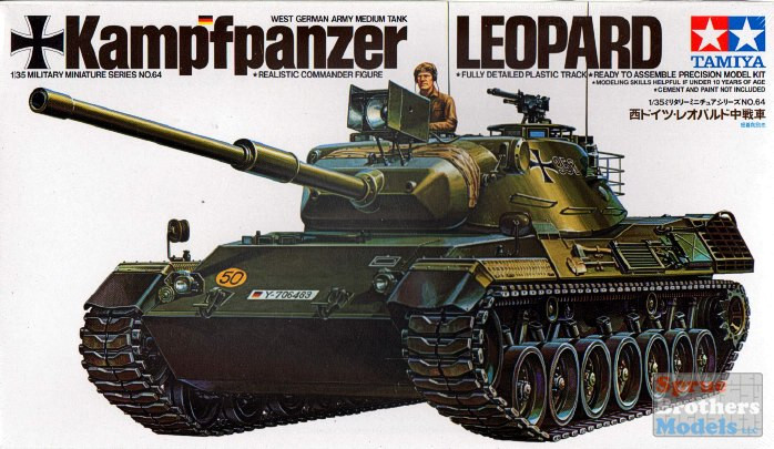 TAM35064 1:35 Tamiya Leopard A1 Medium Tank - Sprue Brothers