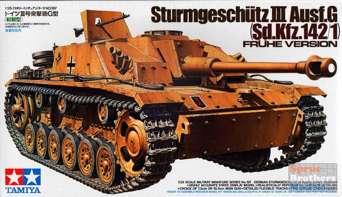しふ TAM35197 1:35 Tamiya STuG III Ausf G SdKfz 142/1 Fruhe #35197