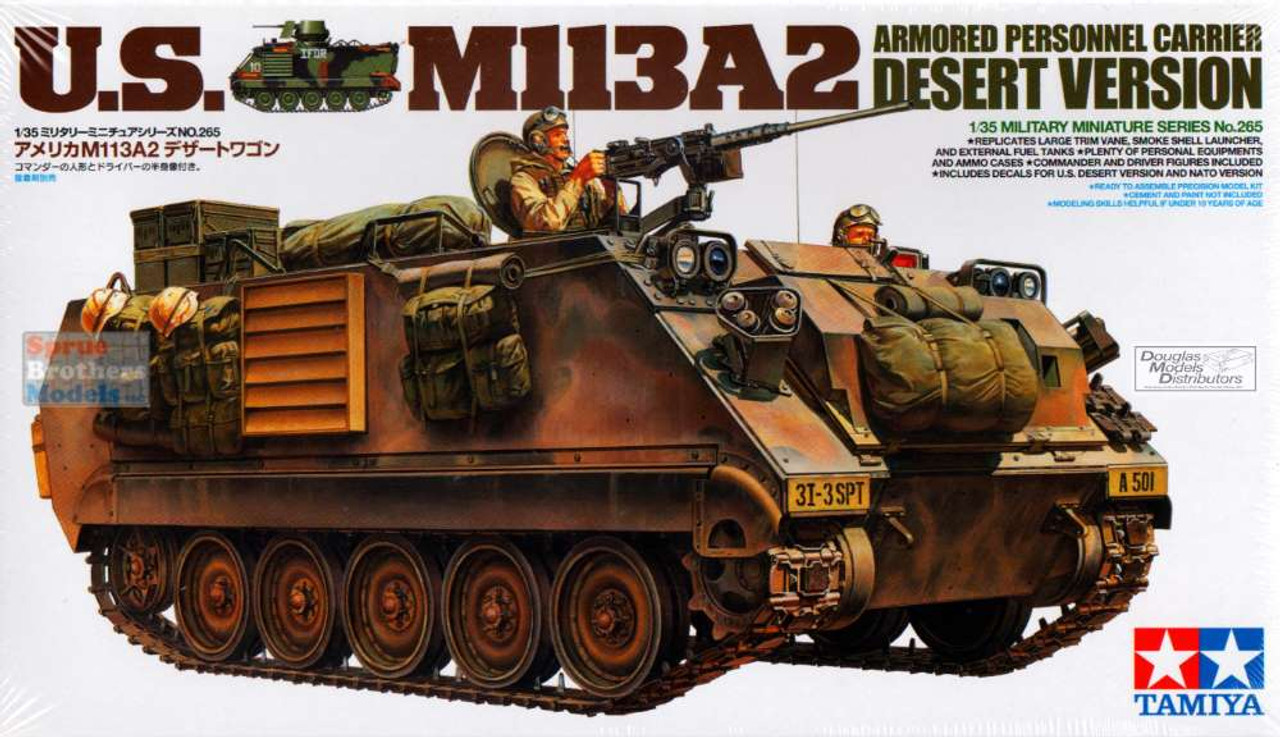 TAM35265 1:35 Tamiya M113A2 Armored Personnel Carrier Desert