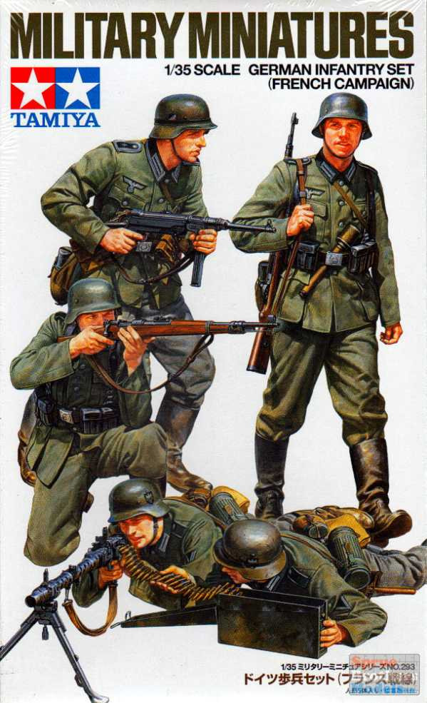 TAM35293 1:35 Tamiya German Infantry Set - (French Campaign