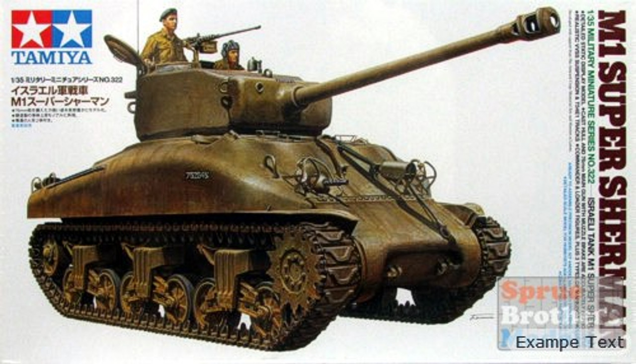 TAM35322 1:35 Tamiya Israeli Tank M1 Super Sherman #35322 - Sprue