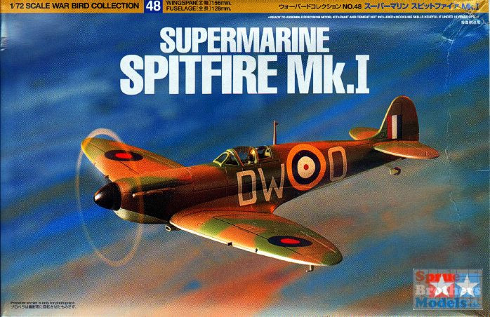TAM60748 1:72 Tamiya Supermarine Spitfire Mk.I - Sprue Brothers
