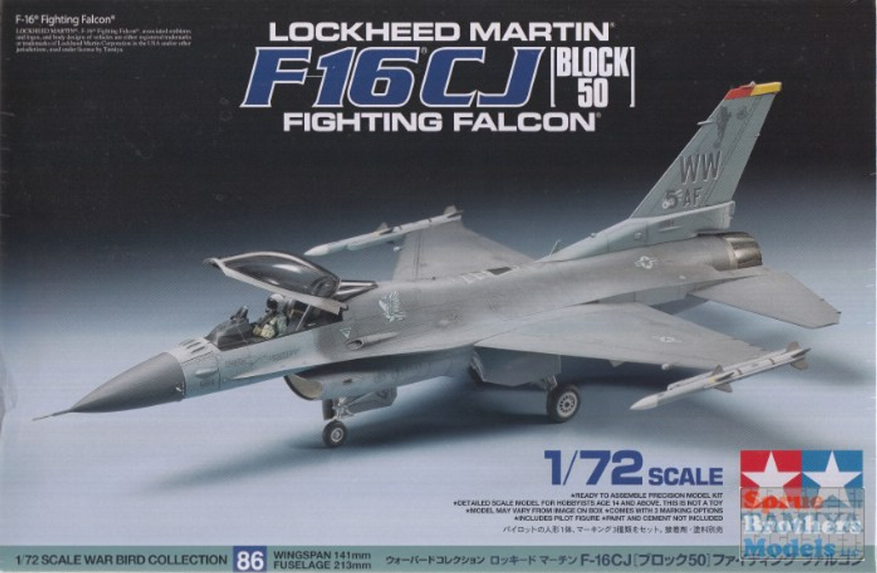 TAM60786 1:72 Tamiya F-16CJ Block 50 Fighting Falcon - Sprue