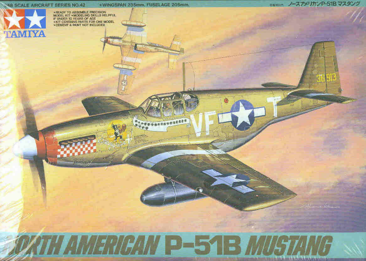 North American P-51H Mustang MODELSVIT 4817 1/48ème maquette char promo