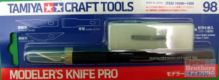 TAM74098 Tamiya Modeler's Knife Pro - Sprue Brothers Models LLC