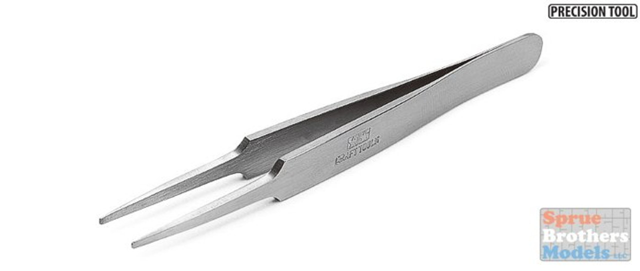 Border Model Curved Tip Model Tweezers