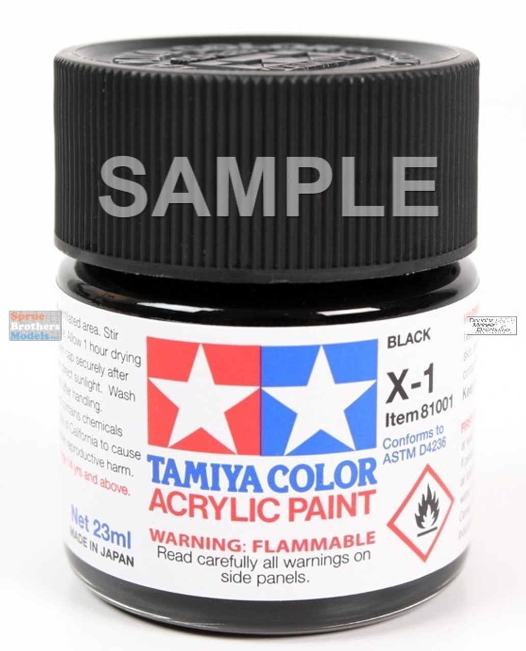 Tamiya Paint Tamiya Paint TAM81027 0.75 oz Tamiya Acrylic Paint - Clear Red  TAM81027