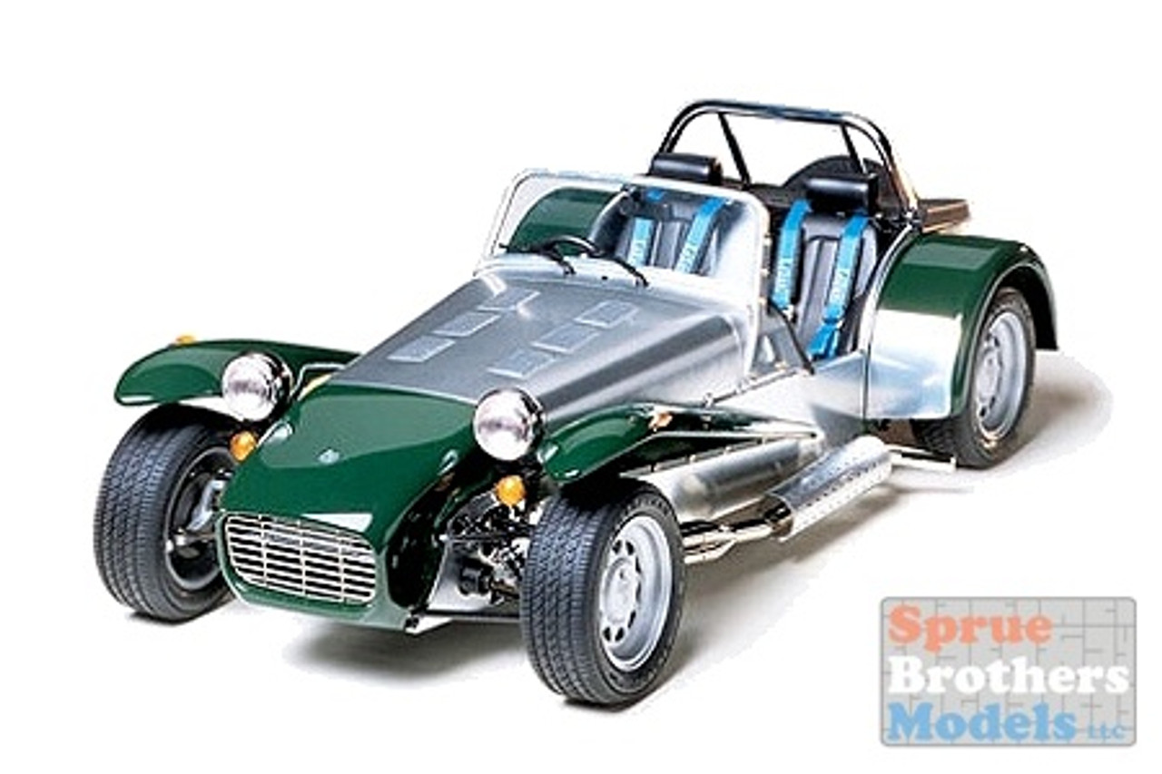 TAM89565 1:12 Tamiya Caterham Super Seven BDR w/Display Case Fully