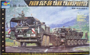 TRP00203 1:35 Trumpeter Faun SLT-56 Tank Transporter #203 - Sprue