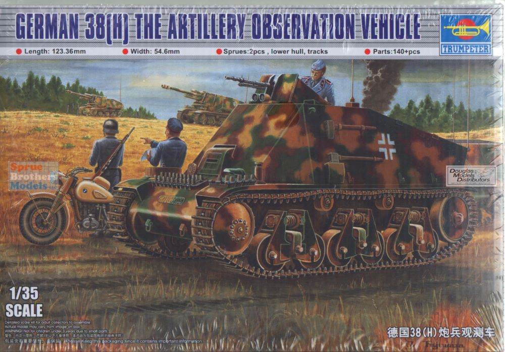 TRP00355 1:35 Trumpeter German 38(h) Artillery Observation Vehicle